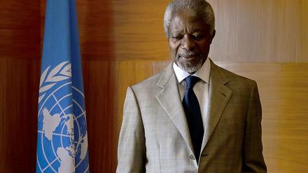 Wird nicht weiter in Syrien vermitteln: UN-Gesandter Kofi Annan.