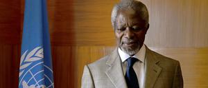 Wird nicht weiter in Syrien vermitteln: UN-Gesandter Kofi Annan.