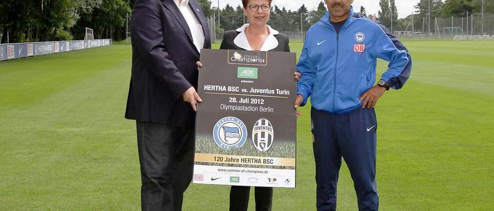 Mitmachen und dabei sein am Samstag bei Herthas Test gegen Juventus Turin.