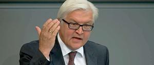 SPD-Fraktionschef Frank-Walter Steinmeier.