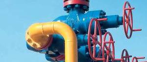 Knallbunt. Förderung von Erdgas im Juschno-Russkoje-Gasfeld.