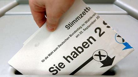 Bleibt es bei zwei Stimmen?