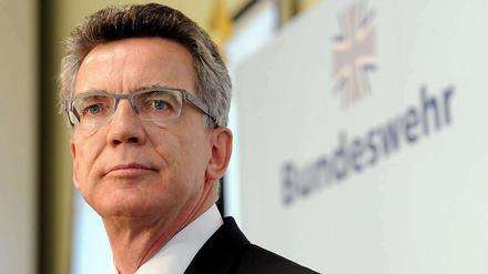 Der Verteidigungsminister De Maizière ist am Mittwoch zu einem Überraschungsbesuch in Kandahar eingetroffen