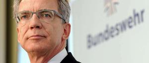 Der Verteidigungsminister De Maizière ist am Mittwoch zu einem Überraschungsbesuch in Kandahar eingetroffen