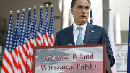 Nach seiner Europareise erntet Romney harte Kritik. Seine Reden sind zum Teil mit falschen Fakten versehen und Palästina wirft ihm Rassismus vor.