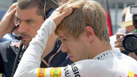 Groß gekämpft, aber wieder ohne Sieg. Weltmeister Sebastian Vettel-