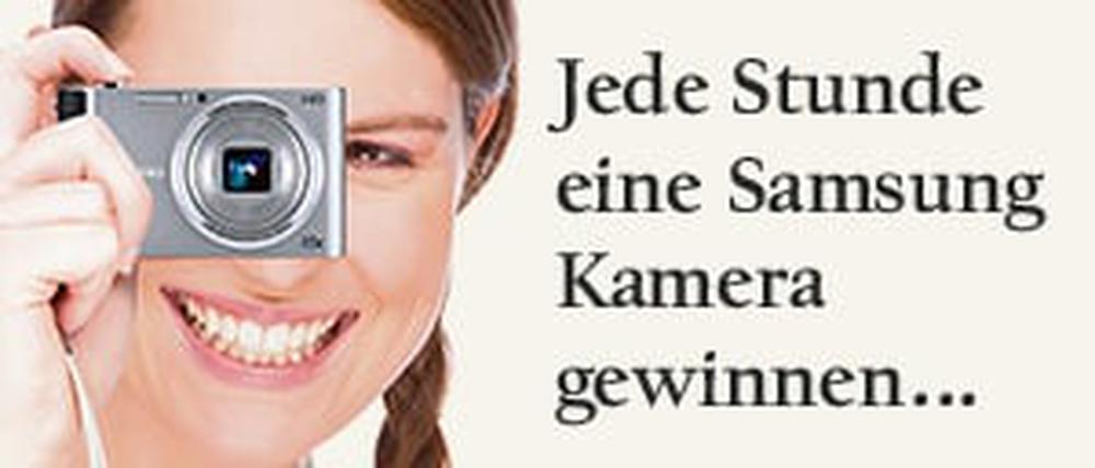 Liebe Leserinnen und Leser, vom 16. bis zum 22. Juli haben Sie die Möglichkeit jede Stunde zwischen 8 und 18 Uhr eine Digitalkamera von Samsung zu gewinnen! 