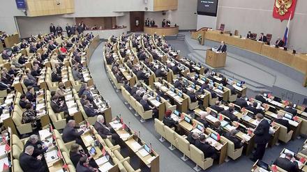 Die Staatsduma in Moskau hat ein umstrittenes Gesetz beschlossen.