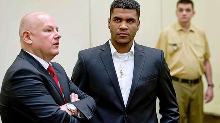 Breno mit seinem Anwalt Werner Leitner (l.).