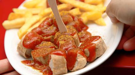 Berliner Spezialität: Die Currywurst