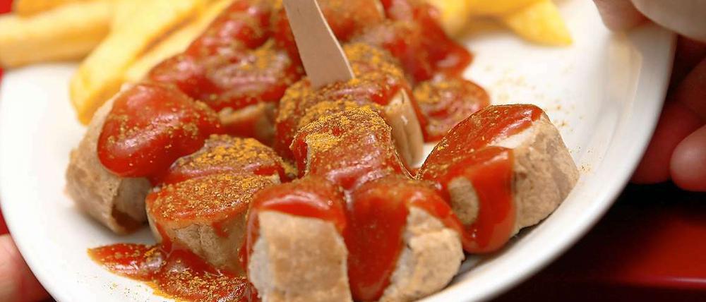 Berliner Spezialität: Die Currywurst