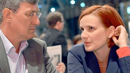 Linken-Vorsitzende Bernd Riexinger, Katja Kipping