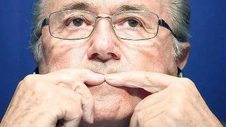 Nicht auf den Mund gefallen. Joseph Blatter, 76, Fifa-Präsident seit 14 Jahren. 