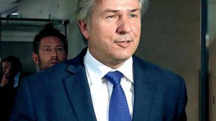 Berlins Regierender Bürgermeister Klaus Wowereit war im Bundestag.