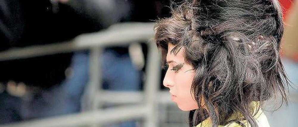 Drogen zerstörten ihr Leben. Sängerin Amy Winehouse. Foto: AFP