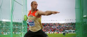 Jetzt auch Europameister: Robert Harting dominierte in Helsinki die Konkurrenz.