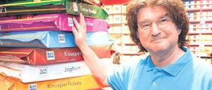 Guter Kunde. Firmenchef Alfred Ritter isst täglich selten weniger als eine Tafel, erzählt man sich im Unternehmen.