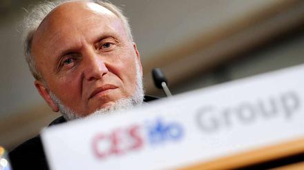 Der Münchner Ifo-Präsident Hans-Werner Sinn ist Mitinitiator des Aufrufs.