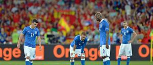 Traum geplatzt. Die Italiener waren im Finale gegen Spanien chancenlos.