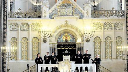 Eine neue Generation. Feierliche Ordination von Absolventen des Abraham-Geiger-Kollegs in der Synagoge Rykestraße in Berlin.