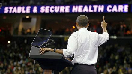 Präsident Obama hat erfolgreich für eine Gesundheitsreform in Amerika gekämpft. 