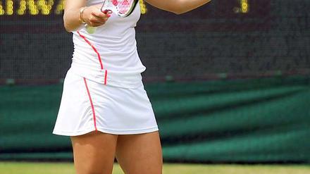 Ratlos: Angelique Kerber hatte im Wimbledon-Halbfinale kaum eine Chance.
