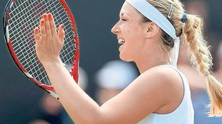 Applaudieren erlaubt. Für Sabine Lisicki und die deutschen Tennisprofis läuft es bislang in Wimbledon sehr gut. Foto: dpa