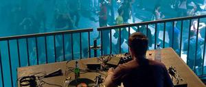 Tanzen im Terminal. Drei Hangars sind für den Berlin Summer Rave am 21. Juli reserviert. 
