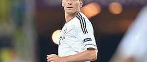 Mario Gomez, 26, hat bei der EM bisher drei Tore erzielt. In seinen 56 Länderspielen hat es der Stürmer des FC Bayern auf 25 Treffer gebracht. Foto: AFP