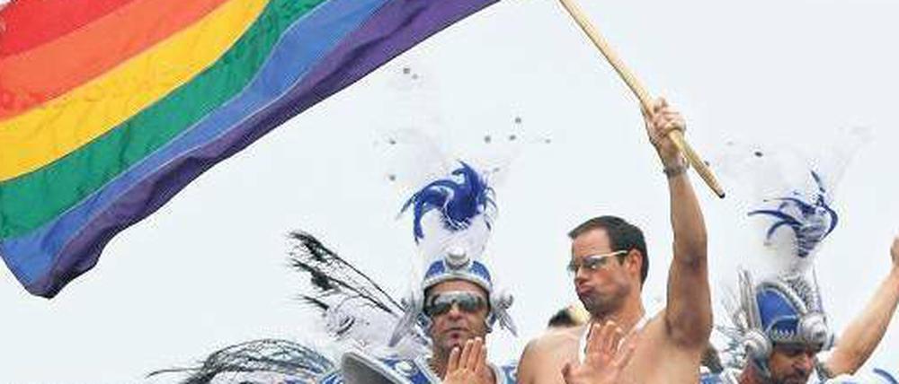Feiern für mehr Offenheit: Der Christopher Street Day in Berlin.