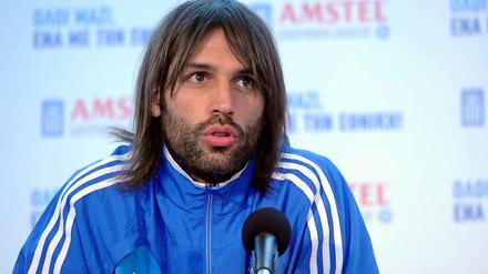 Er liebt den Fußball, kann es nur nicht zeigen: Georgios Samaras, die griechische Antwort auf Räuber Hotzenplotz.