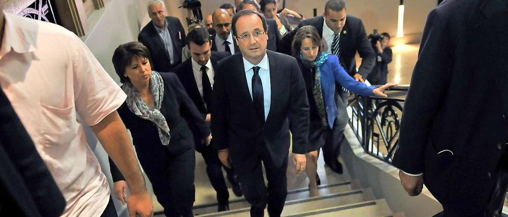 "Merkozy" war ein starkes Bündnis - wie belastbar wird "Merkollande"? Im Bild Frankreichs neuer Präsident François Hollande. 
