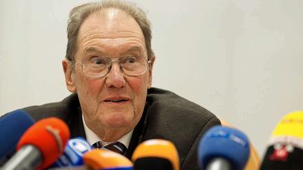 Leitet den Untersuchungsausschuss: Der Ex-Bundesrichter Gerhard Schäfer. 