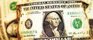 Immer doller: Erst sollte der Penny aus dem Verkehr gezogen werden, jetzt geht es um den kleinen Schein. Die Ein-Dollar-Note zeigt den ersten amerikanischen Präsidenten George Washington.