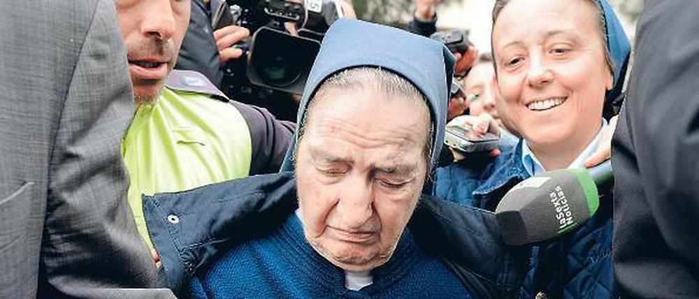Maria Gomez Valbuena, beschuldigte spanische Nonne. Foto: AFP