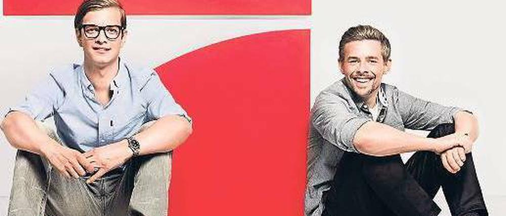 Zwei-Sender-Strategie. Joko (li.) und Klaas arbeiten für Pro 7 und ZDFneo. Foto: Pro7