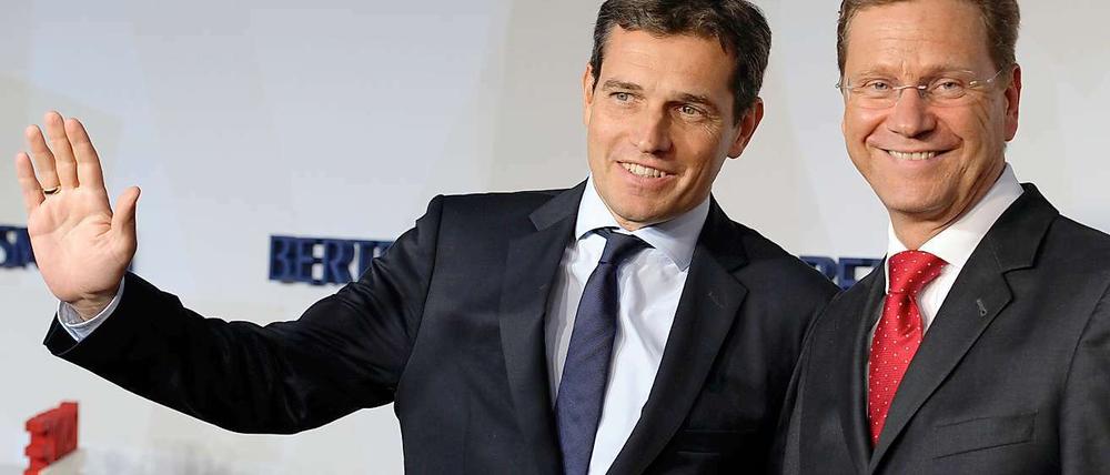 Guido Westerwelle und sein Lebenspartner Michael Mronz.