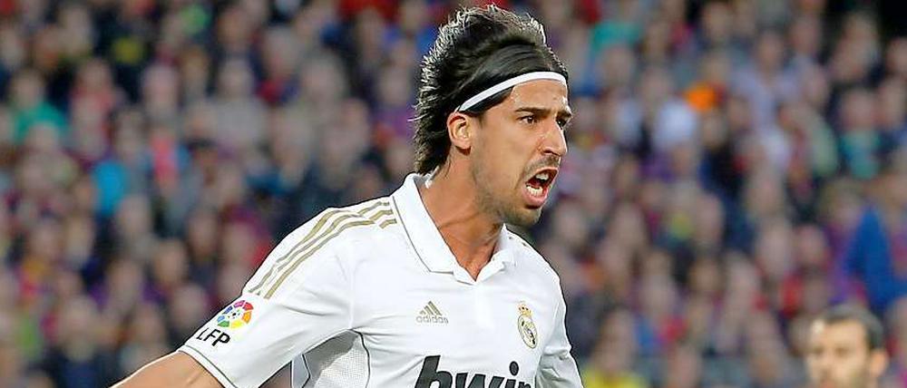 Sami Khedira erzielte das 1:0 für Real in Barcelona.