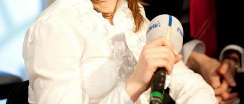 Organisiert Proteste gegen die Zwangsräumungen: Katerina Odarchenko.