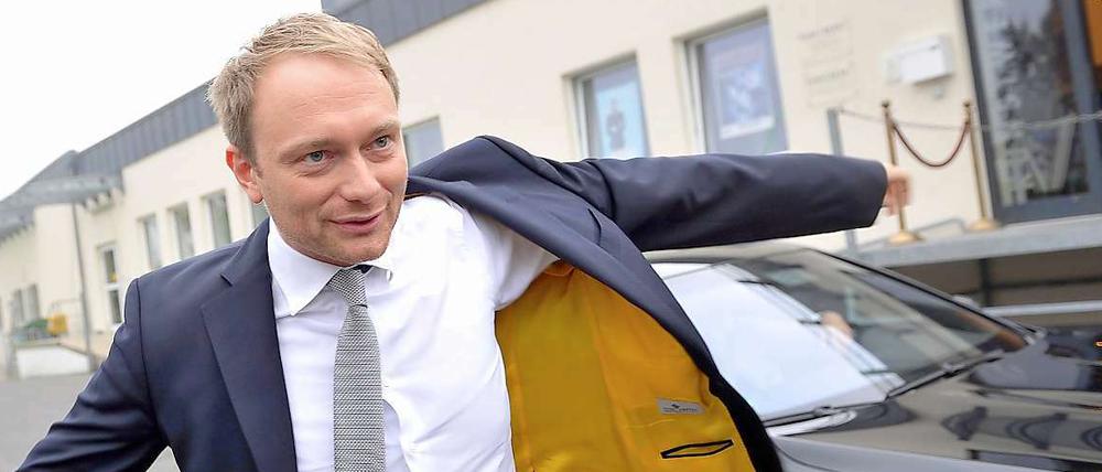 Christian Lindner, FDP-Spitzenkandidat in Nordrhein-Westfalen