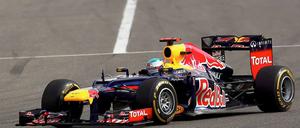 Vorne weg: Sebastian Vettel ließ die gesamte Konkurrenz in Bahrain hinter sich.