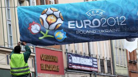 Auf die Plätze, fertig, los: In der Ukraine laufen die letzten Vorbereitungen für die EM.