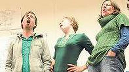 Oberton-Crossover. Probe mit Mitgliedern des Urban-Yodeling-Chors. 