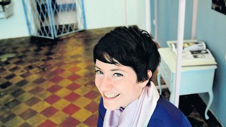 Designerin Ana Nuria Schmidt in ihrem Atelier