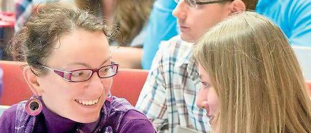 Im Hörsaal angekommen. Die Unis sind auf mehr Bewerber vorbereitet, rechnen aber nicht damit, überrannt zu werden.