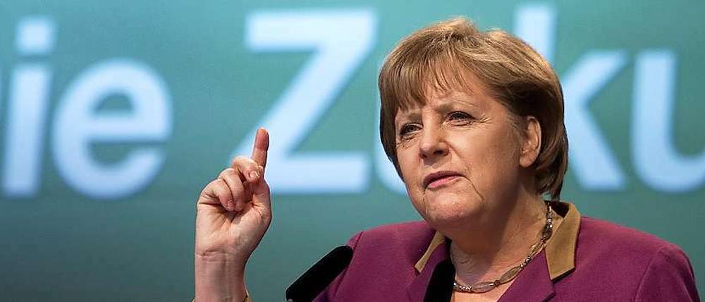 Merkel lässt nicht mit sich verhandeln.