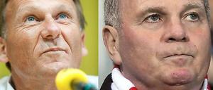 Wer erzählt hier Märchen? BVB-Geschäftsführer Watzke (l.) und Bayern-Präsident Hoeneß.