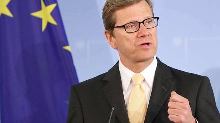 Außenminister Guido Westerwelle