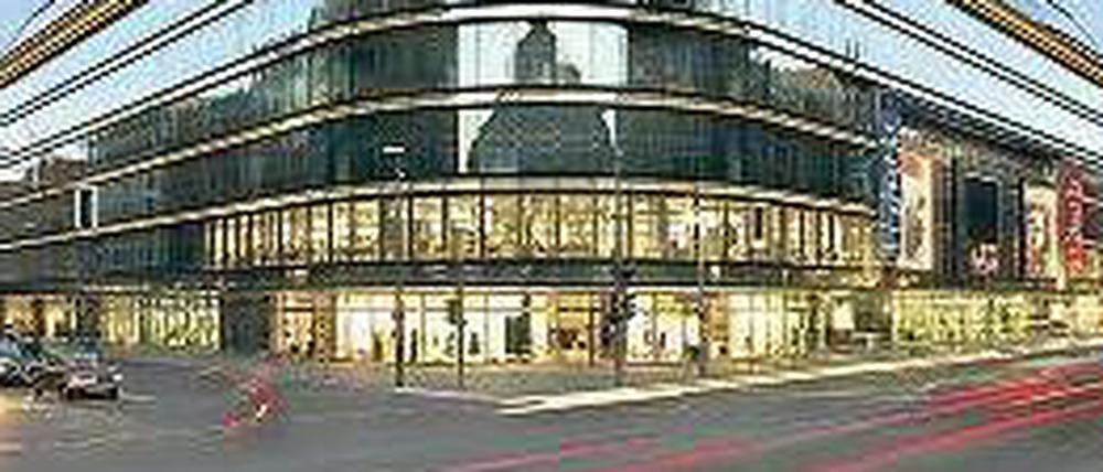 Prominenter Mieter: Das Kaufhaus „Galeries Lafayette“. 