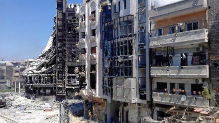 Die syrische Protesthochburg Homs wurde nach Angaben der Opposition am Sonntag erneut von der Armee bombardiert. 